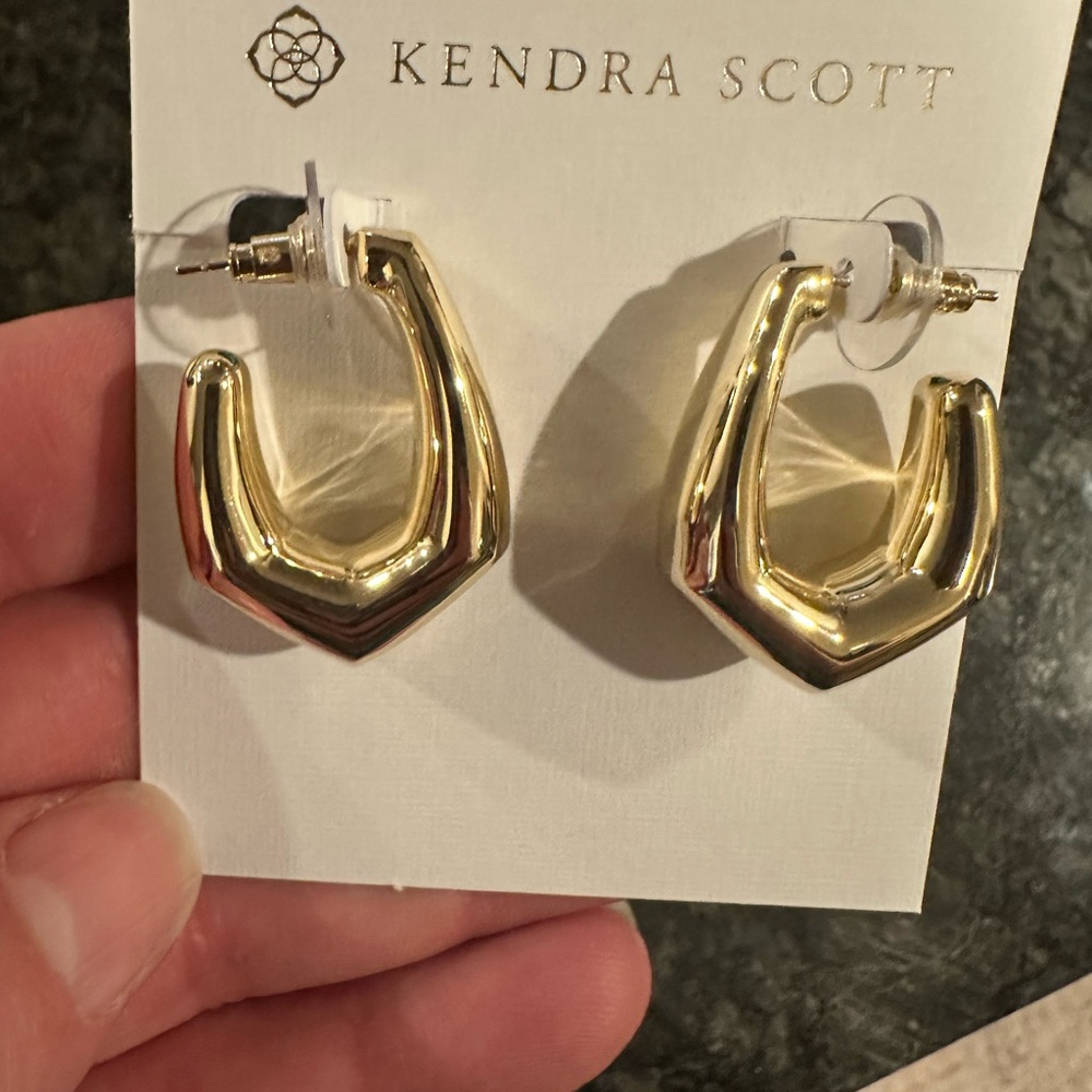 Kendra Scott Gold Geometric Earrings
